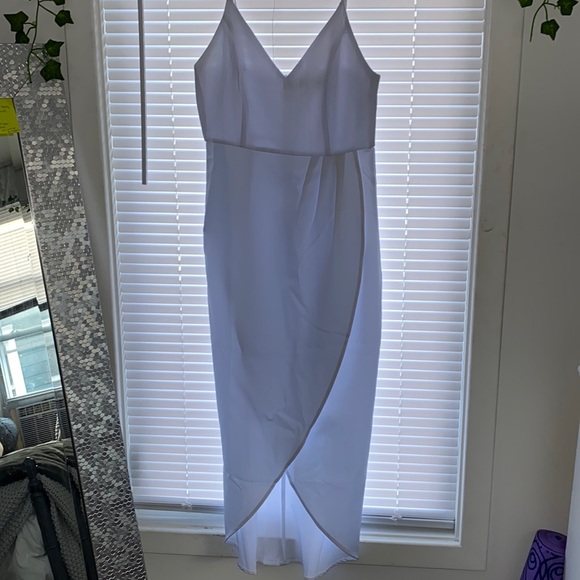 Long White Tank Dress - Picture 2 of 4